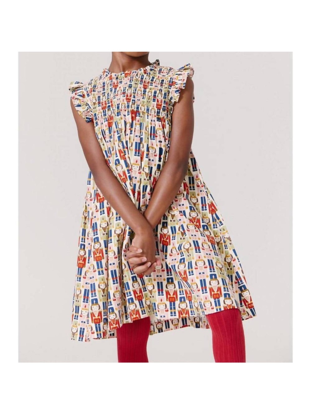 PINK CHICKEN stevie dress in vintage nutcracker Size 10